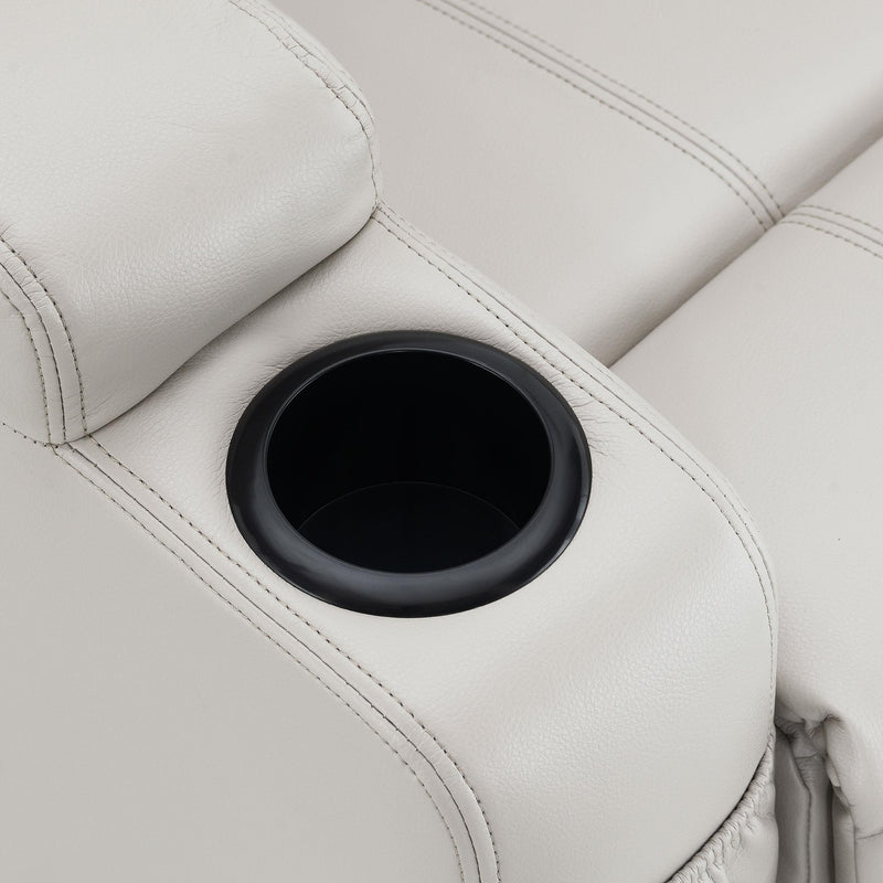  Coaster Furniture Sanger 600497P Upholstered Power Lift Massage Recliner - Champagne IMAGE 14