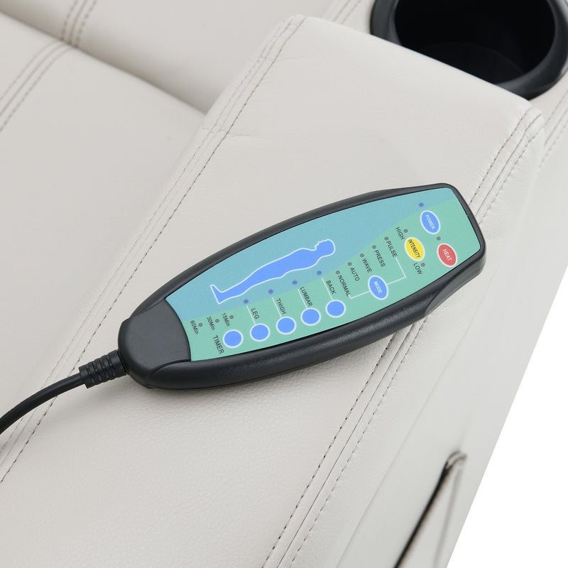  Coaster Furniture Sanger 600497P Upholstered Power Lift Massage Recliner - Champagne IMAGE 15
