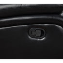  Coaster Furniture Camila 610244 Upholstered Motion Reclining Sofa - Black IMAGE 9