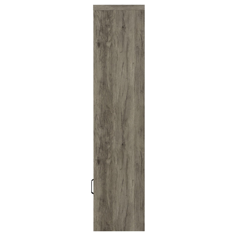  Coaster Furniture Burke 707726 3-shelf Engineered Wood Media Tower - Grey Driftwood IMAGE 5