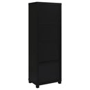  Coaster Furniture Jupiter 707756 3-shelf Engineered Wood Media Tower - Black IMAGE 6