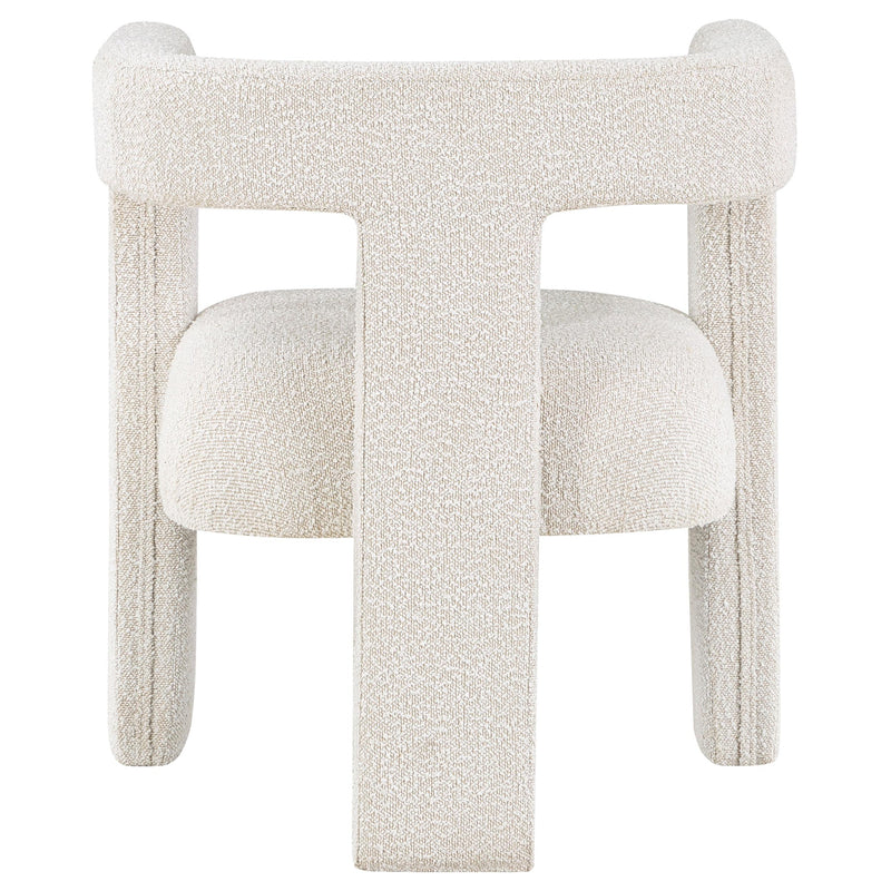  Coaster Furniture Petra 902881 Boucle Upholstered Accent Side Chair - White IMAGE 7