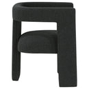  Coaster Furniture Petra 902882 Boucle Upholstered Accent Side Chair - Black IMAGE 8