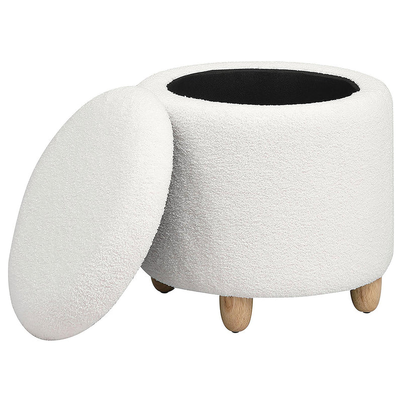 Coaster Furniture Valia Fabric Storage Ottoman 910229 IMAGE 2