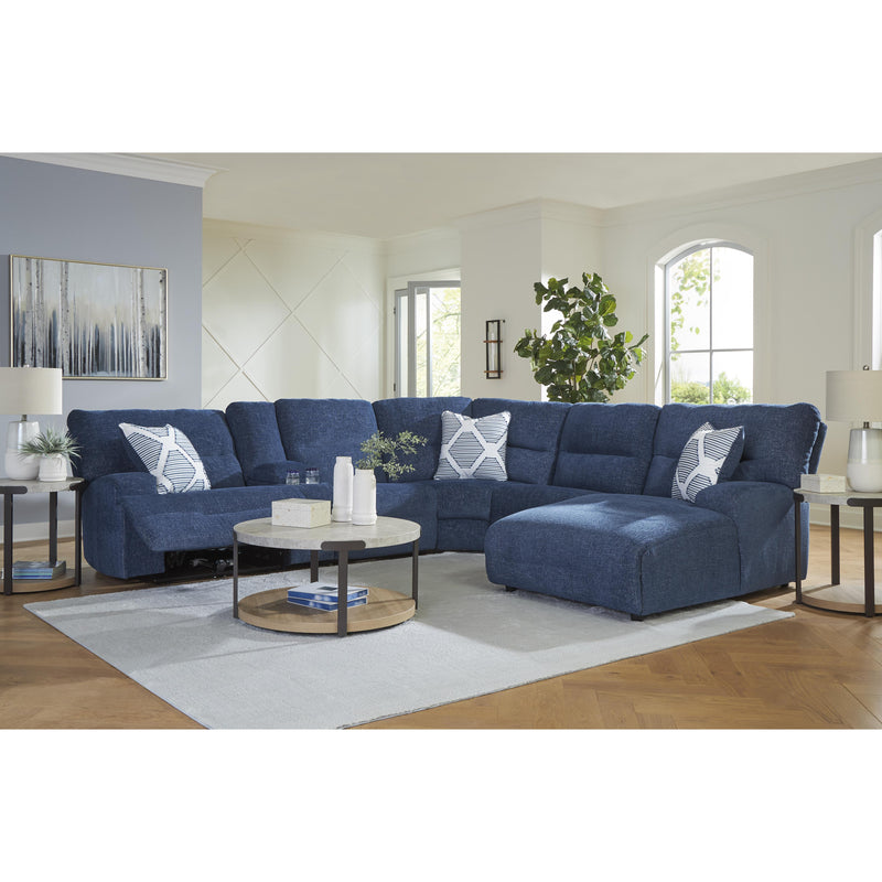 Signature Design by Ashley Acklen Place 93607S1 6 pc Power Reclining Sectional with Chaise IMAGE 3