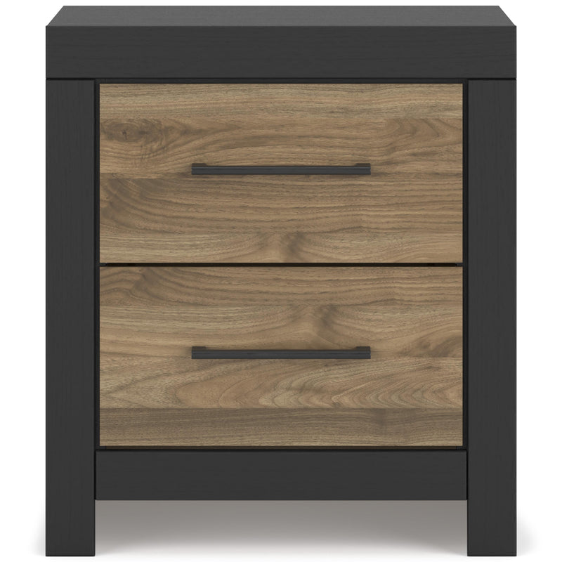  Signature Design by Ashley Vertani B2073-92 Two Drawer Night Stand IMAGE 3