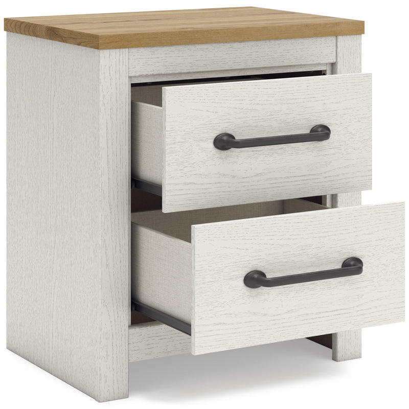  Benchcraft Linnocreek B3340-92 Two Drawer Night Stand IMAGE 2
