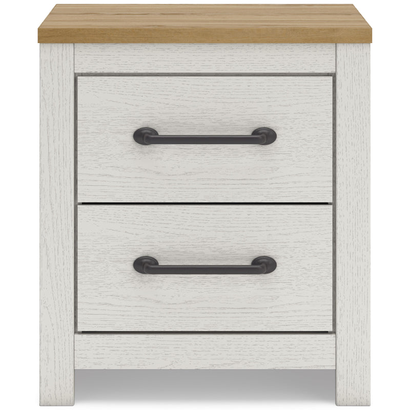  Benchcraft Linnocreek B3340-92 Two Drawer Night Stand IMAGE 3
