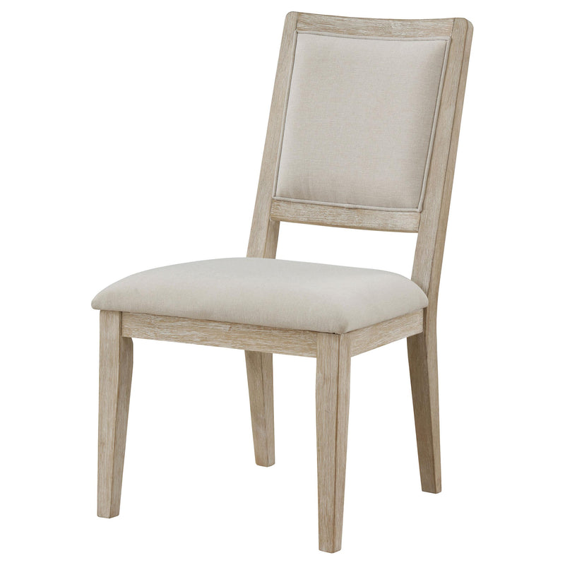 Coaster Furniture Trofello 123122 Cushioned Dining Side Chair - White Washed (Set of 2) IMAGE 3