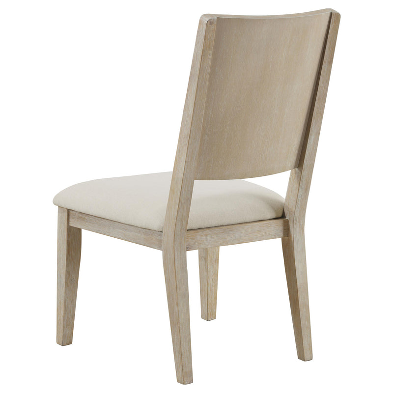 Coaster Furniture Trofello 123122 Cushioned Dining Side Chair - White Washed (Set of 2) IMAGE 5