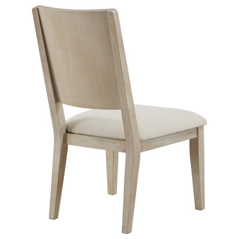 Coaster Furniture Trofello 123122 Cushioned Dining Side Chair - White Washed (Set of 2) IMAGE 6