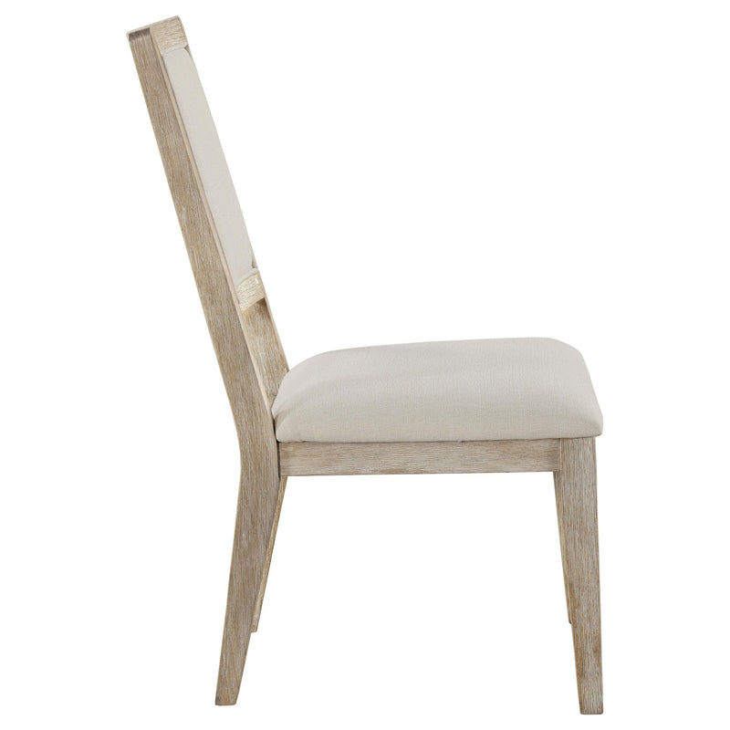 Coaster Furniture Trofello 123122 Cushioned Dining Side Chair - White Washed (Set of 2) IMAGE 7