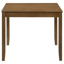  Coaster Furniture Parkwood 150400 5-piece Square Dining Table Set - Honey Brown IMAGE 3