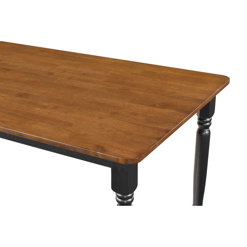 Coaster Furniture Hollyoak 183041 Rectangular 63-inch Wood Dining Table - Walnut IMAGE 7