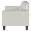  Coaster Furniture Deerhurst 509647 Upholstered Track Arm Tufted Sofa - Greige IMAGE 4