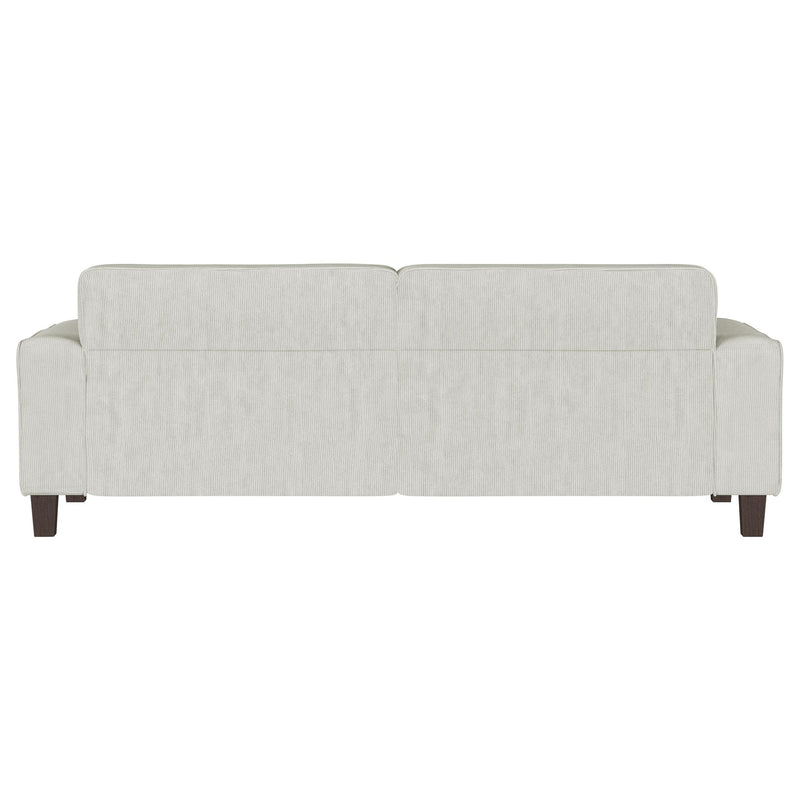  Coaster Furniture Deerhurst 509647 Upholstered Track Arm Tufted Sofa - Greige IMAGE 6