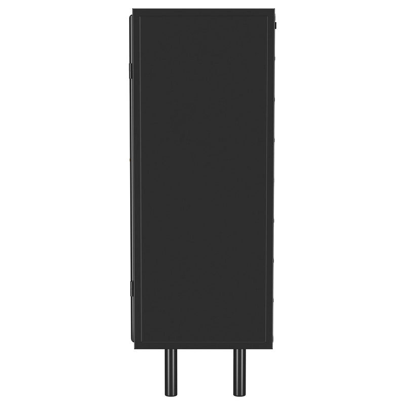  Coaster Furniture Dalia 950385 2-door Accent Storage Cabinet with Shelving - Black IMAGE 8