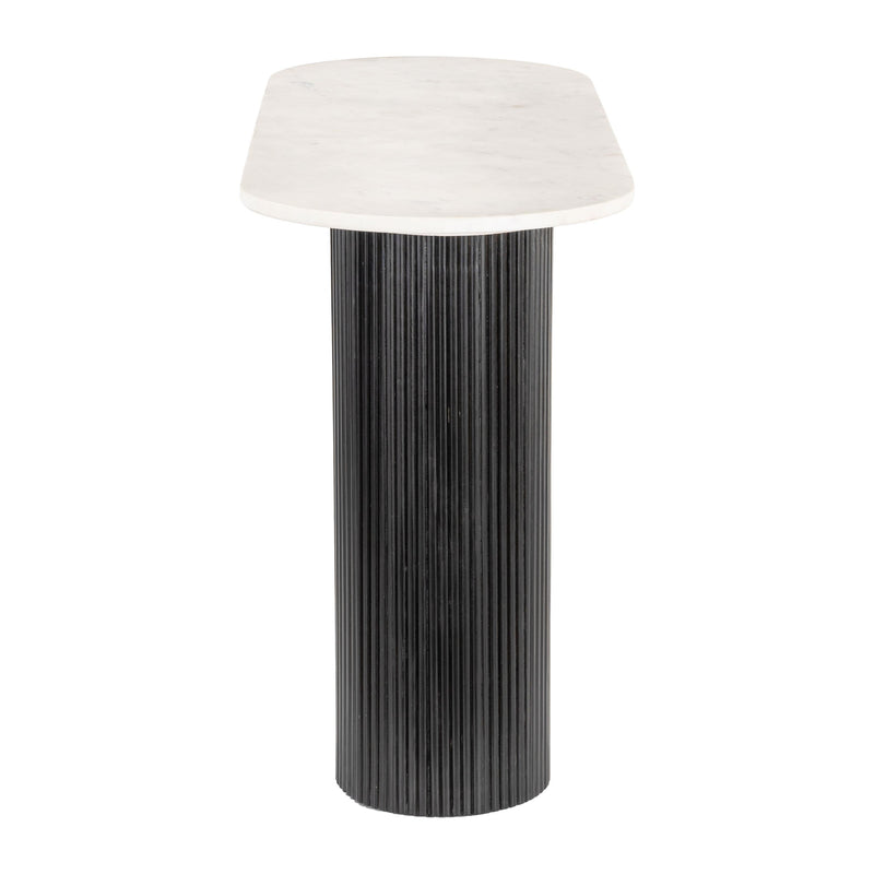 Zuo Izola 110230 Console Table - White & Black IMAGE 2