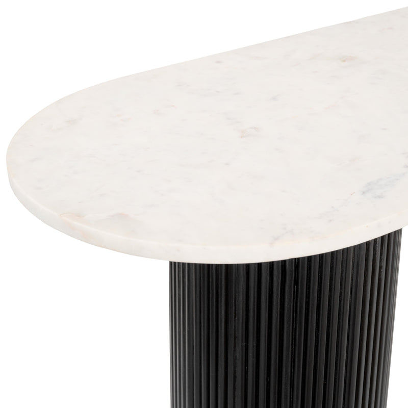 Zuo Izola 110230 Console Table - White & Black IMAGE 5