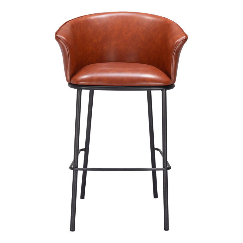 Zuo Garston 110178 Barstool - Brown IMAGE 3