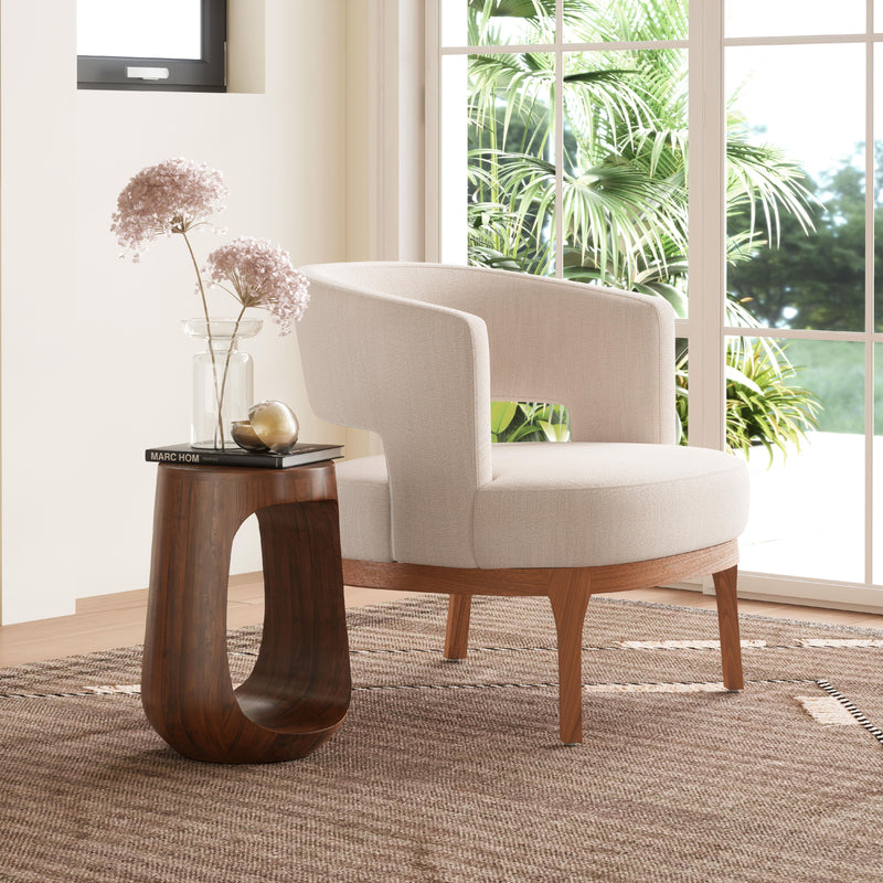 Zuo Okno 110242 Side Table - Walnut IMAGE 8