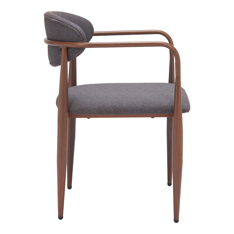 Zuo Zens 110208 Dining Chair - Truffle Grey IMAGE 2