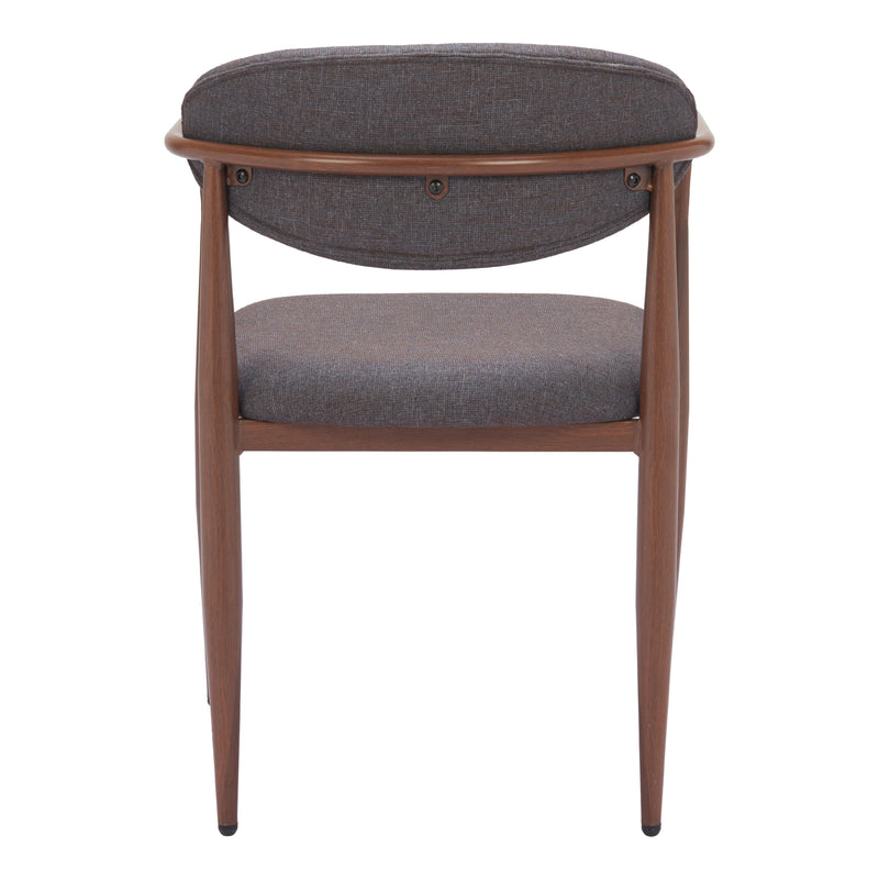 Zuo Zens 110208 Dining Chair - Truffle Grey IMAGE 4