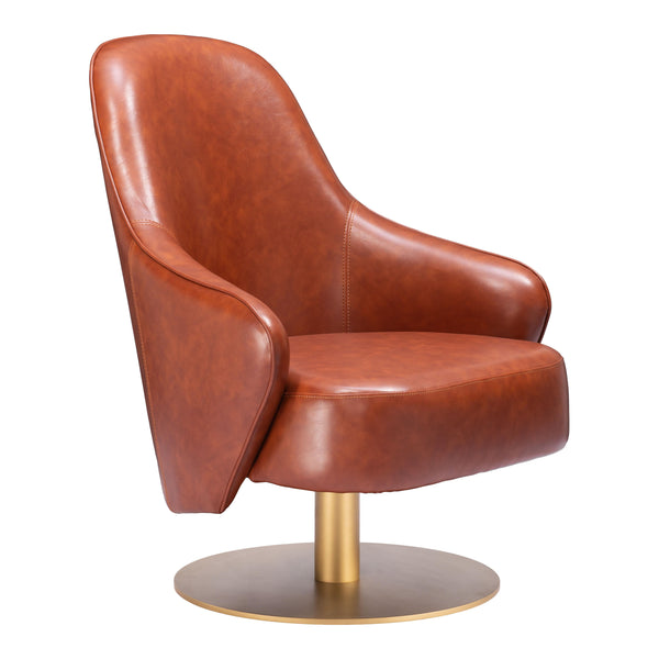 Zuo Withby 110108 Accent Chair - Brown IMAGE 1