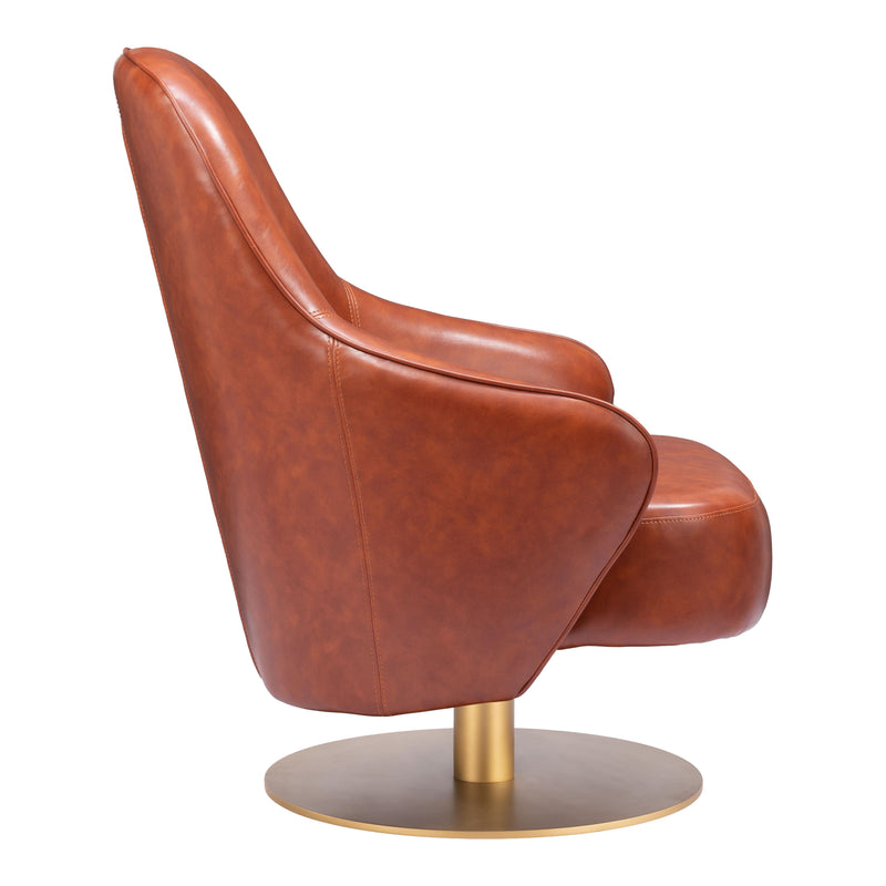 Zuo Withby 110108 Accent Chair - Brown IMAGE 2