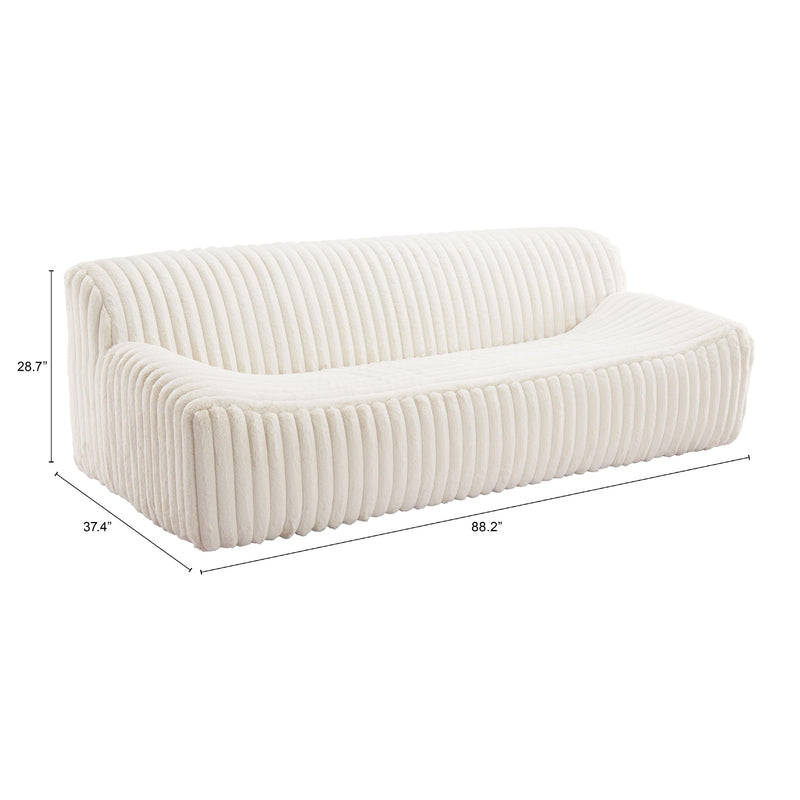 Zuo Osterbro 110277 Sofa - Cream IMAGE 10
