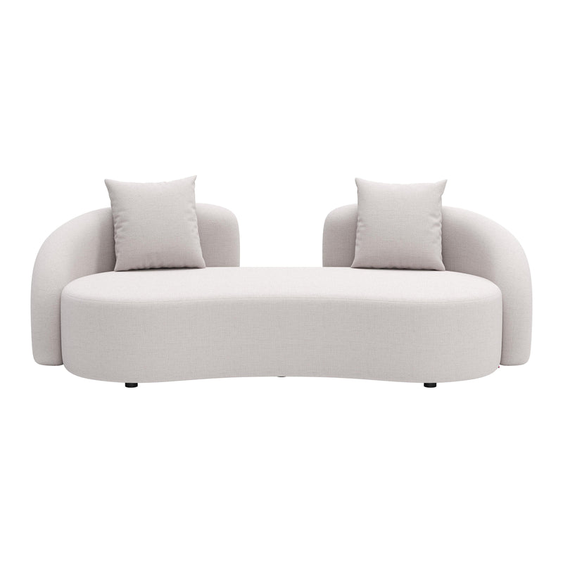 Zuo Sunny Isles 704019 Loveseat - Beige IMAGE 3