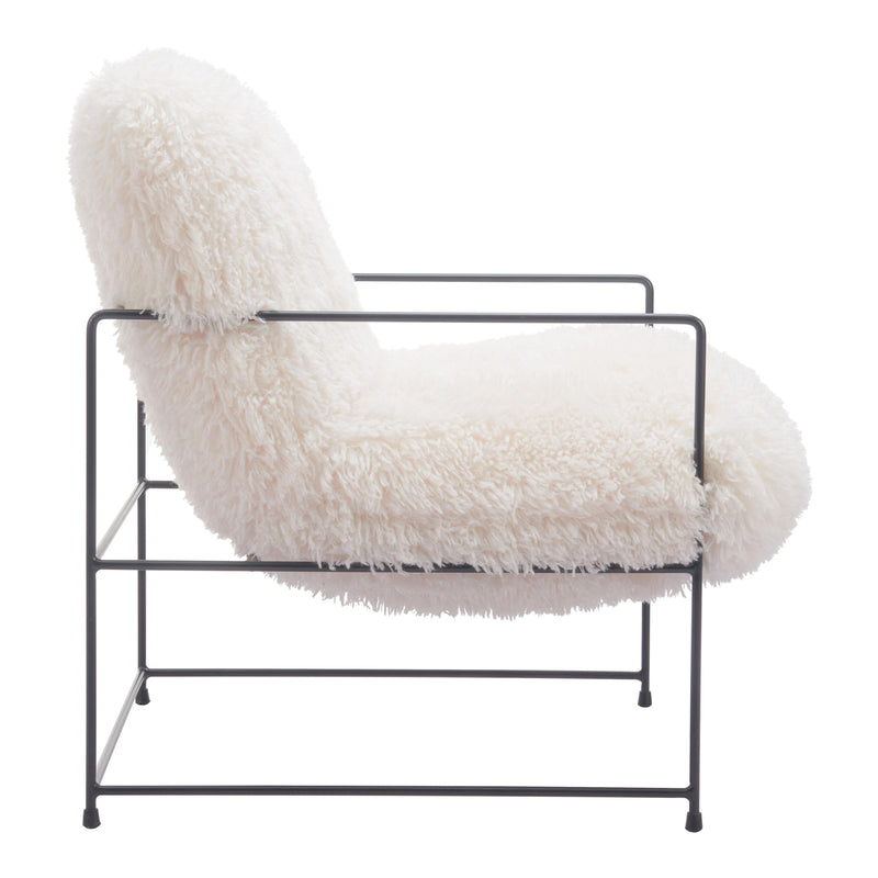 Zuo Pelut 110202 Accent Chair - White IMAGE 2