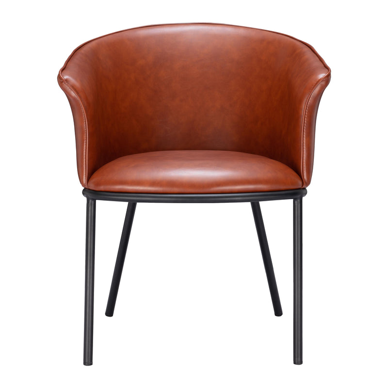 Zuo Garston 110176 Dining Chair - Brown IMAGE 3