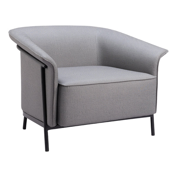 Zuo Burry 110116 Accent Chair - Slate Grey IMAGE 1