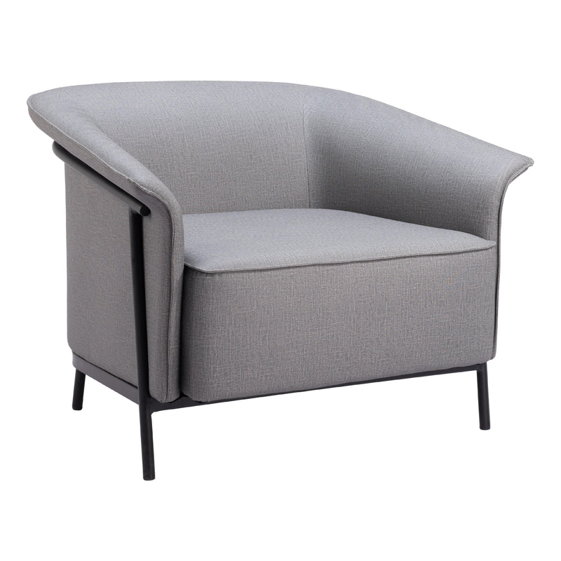 Zuo Burry 110116 Accent Chair - Slate Grey IMAGE 1