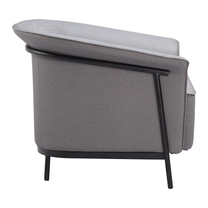 Zuo Burry 110116 Accent Chair - Slate Grey IMAGE 2