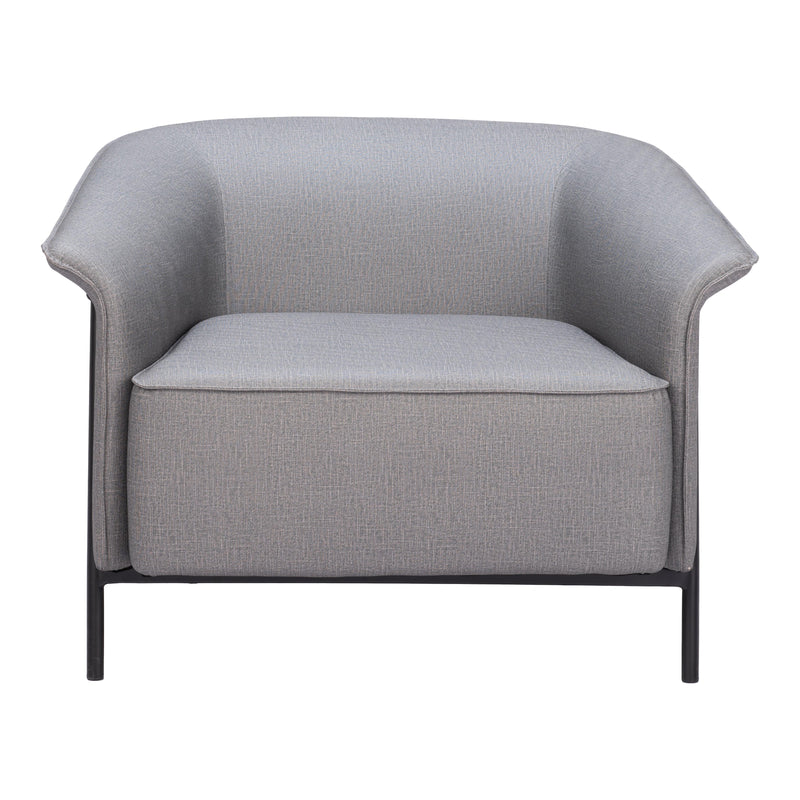 Zuo Burry 110116 Accent Chair - Slate Grey IMAGE 3