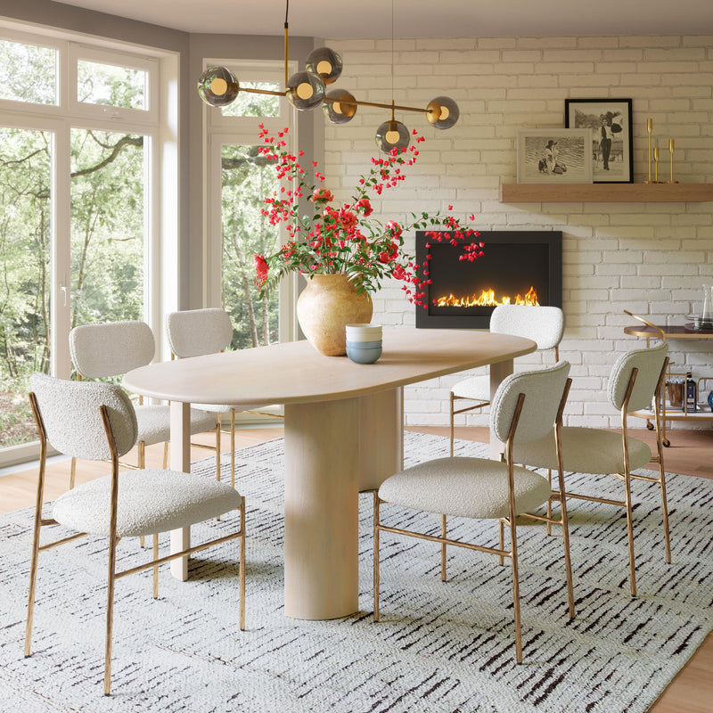 Zuo Sydhavnen 110276 Dining Chair - Cream & Gold IMAGE 9