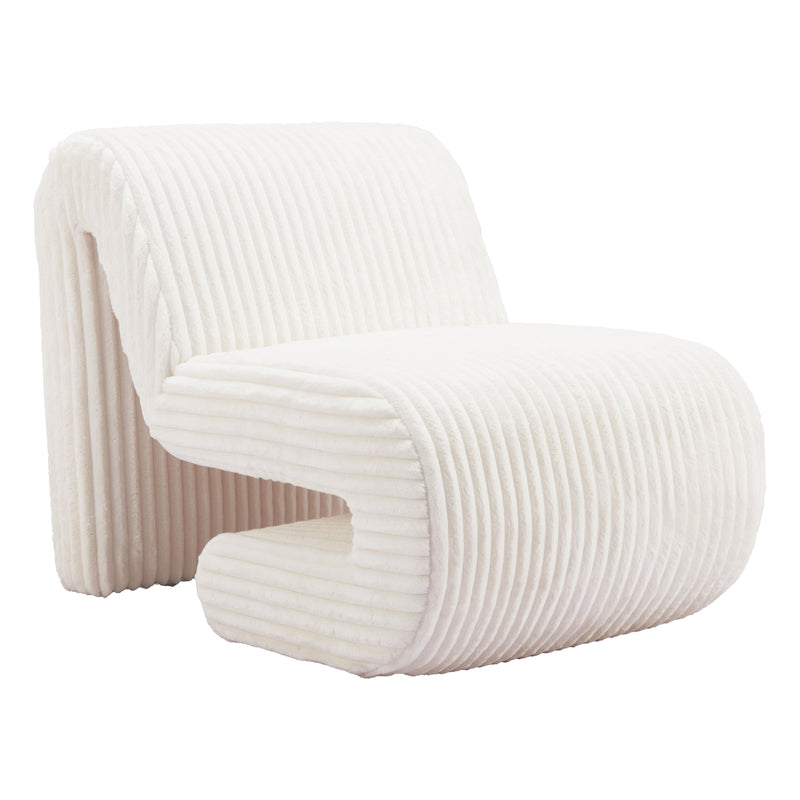 Zuo Opam 110283 Accent Chair - White IMAGE 1