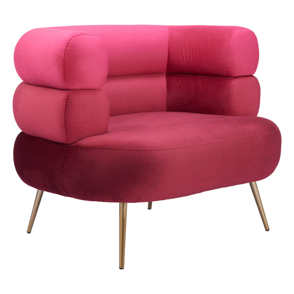 Zuo Arish 109999 Accent Chair - Red IMAGE 1