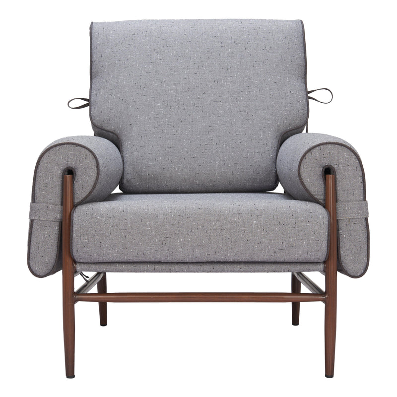 Zuo Klem 110205 Accent Chair - Grey IMAGE 3