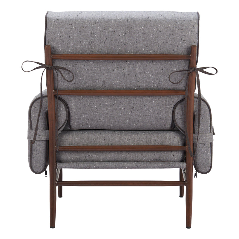Zuo Klem 110205 Accent Chair - Grey IMAGE 4