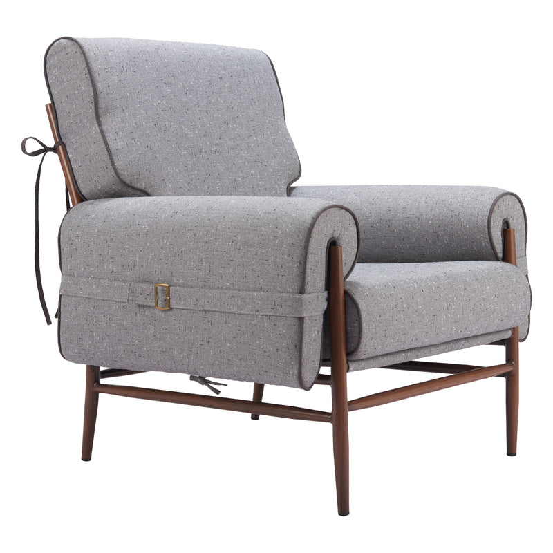 Zuo Klem 110205 Accent Chair - Grey IMAGE 6