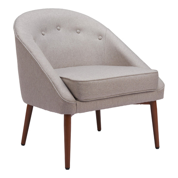Zuo Carter 109876 Accent Chair - Grey IMAGE 1