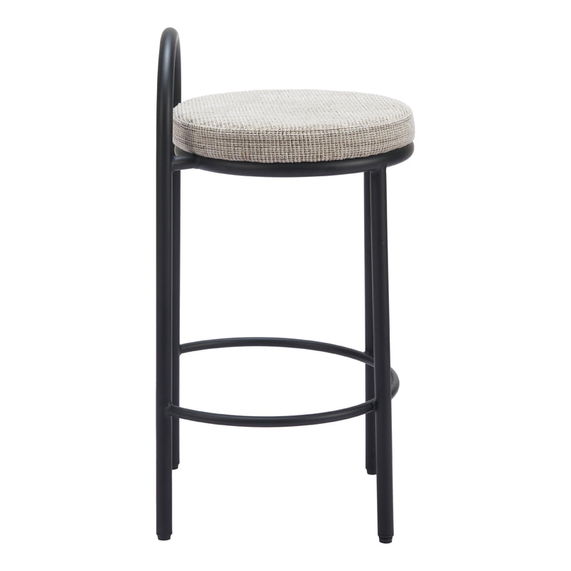 Zuo Sisal 110096 Counter Stool - Beige Tweed IMAGE 2