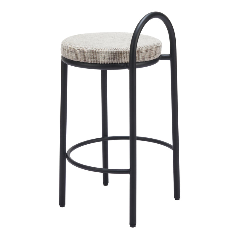 Zuo Sisal 110096 Counter Stool - Beige Tweed IMAGE 5