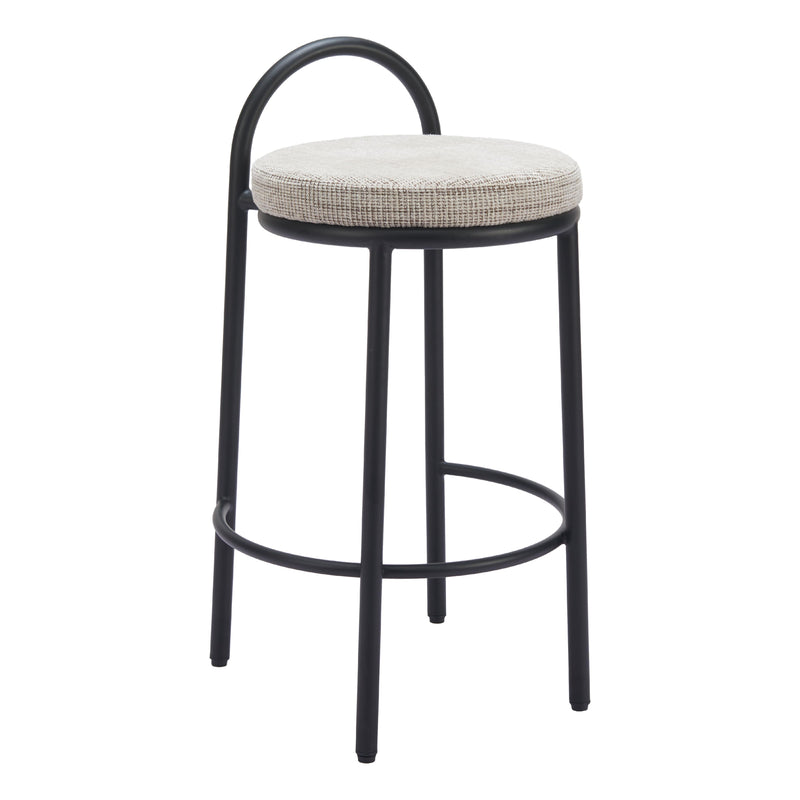 Zuo Sisal 110096 Counter Stool - Beige Tweed IMAGE 6