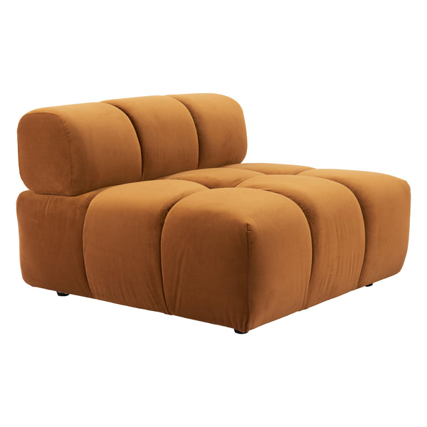 Zuo Rist 110281 Middle Chair - Brown IMAGE 1