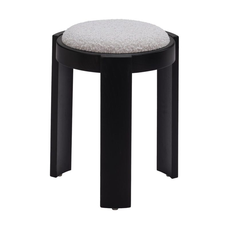 Zuo Banjul 109815 Ottoman - Misty Grey IMAGE 3