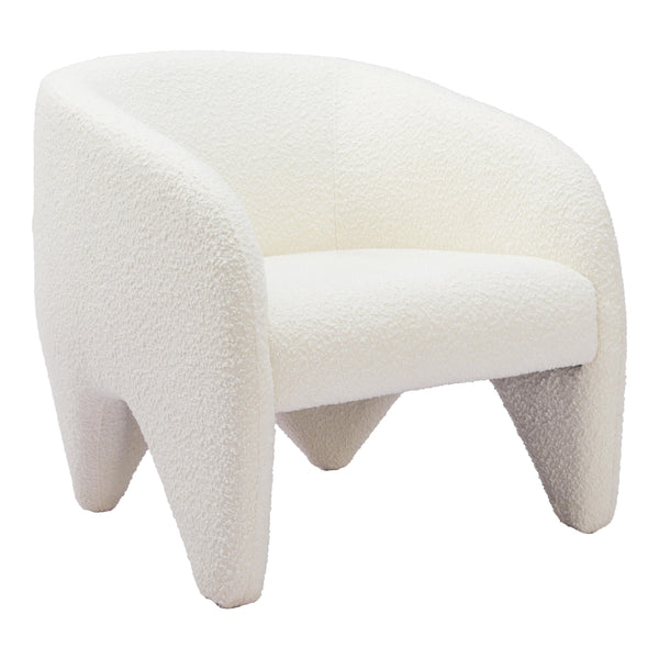 Zuo Lopta 110279 Accent Chair - White IMAGE 1
